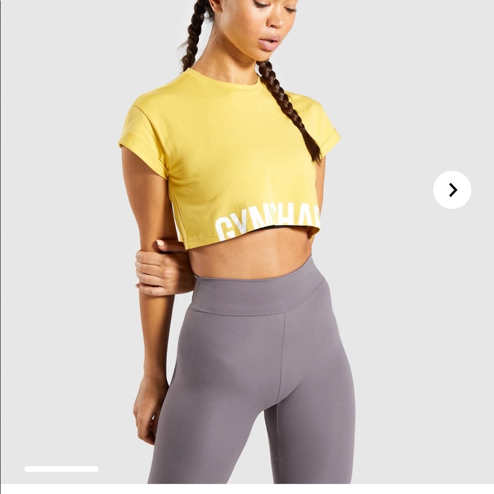 Gymshark fraction crop